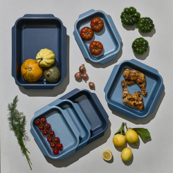 Conjunto de 3 Assadeiras – Azul – Nest Oven – Joseph Joseph