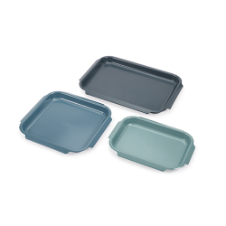Conj. 3 Tabuleiros Anti-Aderentes para Forno – Azul – Nest Bake – Joseph Joseph