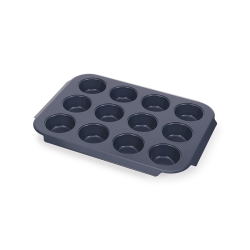 Tabuleiro Antiaderente para 12 Queques – Azul – Nest Bake – Joseph Joseph
