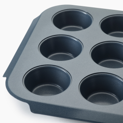 Tabuleiro Antiaderente para 12 Queques – Azul – Nest Bake – Joseph Joseph