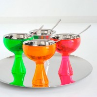 Conjunto de 4 Colheres para Gelado – Inox – Big Love – A Di Alessi