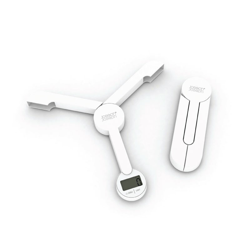 Balança Digital Dobrável – Branco – Tri-Scale – Joseph Joseph