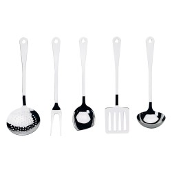Conjunto de Utensílios de Cozinha – Prateado – A Di Alessi