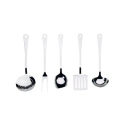 Conjunto de Utensílios de Cozinha – Prateado – A Di Alessi