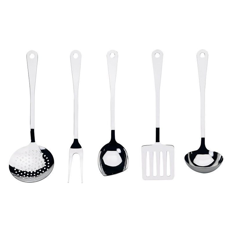 Conjunto de Utensílios de Cozinha – Prateado – A Di Alessi