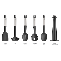 Carrossel 5 Utensílios Silicone – Aço – Elevate – Joseph Joseph