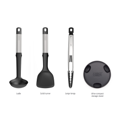 Conjunto de 3 Utensílios – Aço – Elevate Fusion – Joseph Joseph