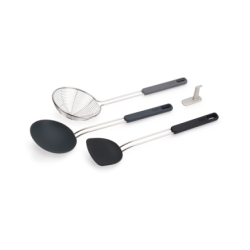 Conjunto 3 Peças para Wok – Preto – Nest Fusion – Joseph Joseph