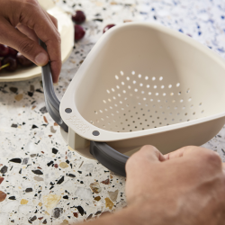 Escorredor Compacto Pegas Dobráveis – Pedra – Droplet – Joseph Joseph