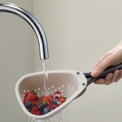 Escorredor Compacto Pequeno Pegas Dobráveis – Pedra – Droplet – Joseph Joseph