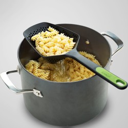 Colher Escumadeira – Cinza e Verde – Scoop Plus – Joseph Joseph