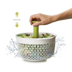 Escorredor Giratório de Salada para Lava-Loiças – Branco e Verde – Spindola – Joseph Joseph