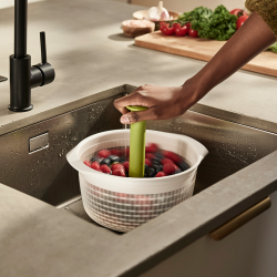 Escorredor Giratório de Salada para Lava-Loiças – Branco e Verde – Spindola – Joseph Joseph