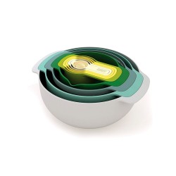 Conjunto 9 Taças de Mistura – Opal – Nest 9 Plus – Joseph Joseph