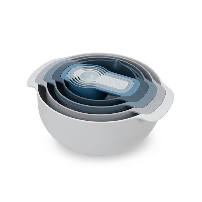 Conjunto de 9 Taças de Mistura – Azul – Nest Sky – Joseph Joseph