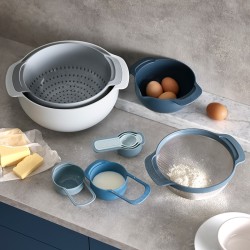 Conjunto de 9 Taças de Mistura – Azul – Nest Sky – Joseph Joseph