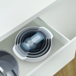Conjunto de 9 Taças de Mistura – Azul – Nest Sky – Joseph Joseph