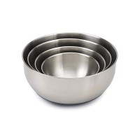 Conjunto de 4 Taças com Tampa – Inox – Nest Prep&Store 100 – Joseph Joseph