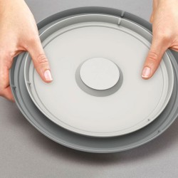 Conjunto de 4 Taças com Tampa – Inox – Nest Prep&Store 100 – Joseph Joseph