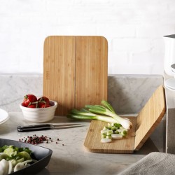 Tábua de Corte Dobrável Grande – Madeira – Chop2Pot Bamboo – Joseph Joseph