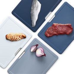 Conj. 4 Tábuas de Corte – Sky Azul – Folio – Joseph Joseph