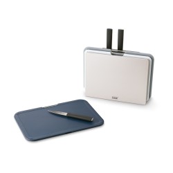 Conj. de Facas e Tábuas de Cortar – Cinza – Nest Boards Plus – Joseph Joseph