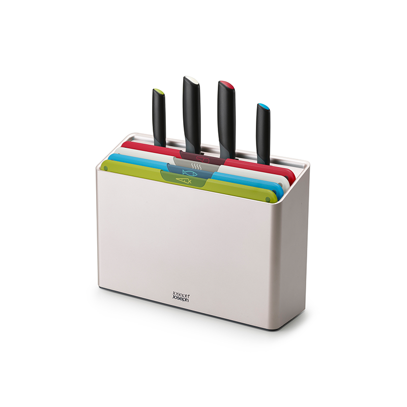 Conjunto de 4 Tábuas e 4 Facas – Multicolorido – Folio Icon Plus – Joseph Joseph