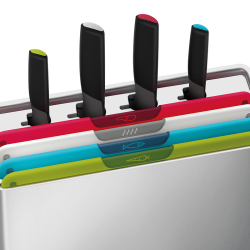 Conjunto de 4 Tábuas e 4 Facas – Multicolorido – Folio Icon Plus – Joseph Joseph