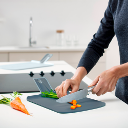 Conj. 2 Tábuas de Corte Dobráveis – Azul – Chop2Pot – Joseph Joseph