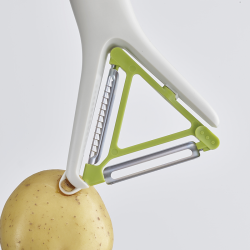 Descascador 2 em 1 – Pedra e Verde – Switch – Joseph Joseph