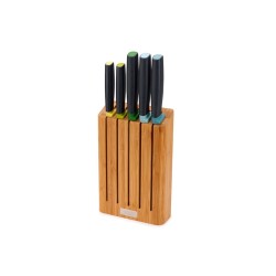 Bloco em Bambu com 5 Facas – Multicolorido – Elevate – Joseph Joseph