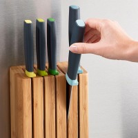 Bloco em Bambu com 5 Facas – Multicolorido – Elevate – Joseph Joseph