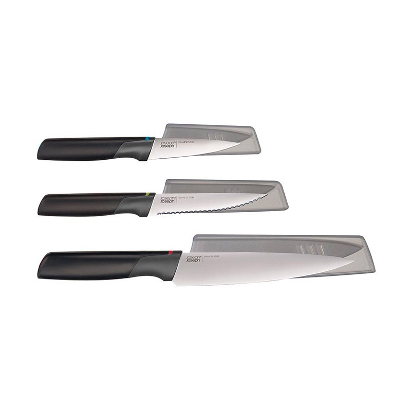 Conjunto de 3 Facas – Inox – Elevate – Joseph Joseph