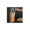 Conjunto de 5 Facas e Bloco Vertical – Steel Bamboo – Elevate – Joseph Joseph