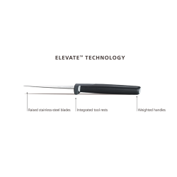 Conjunto de 8 Peças (Facas e Tábuas de Cortar) – Grafite – Folio Plus – Joseph Joseph