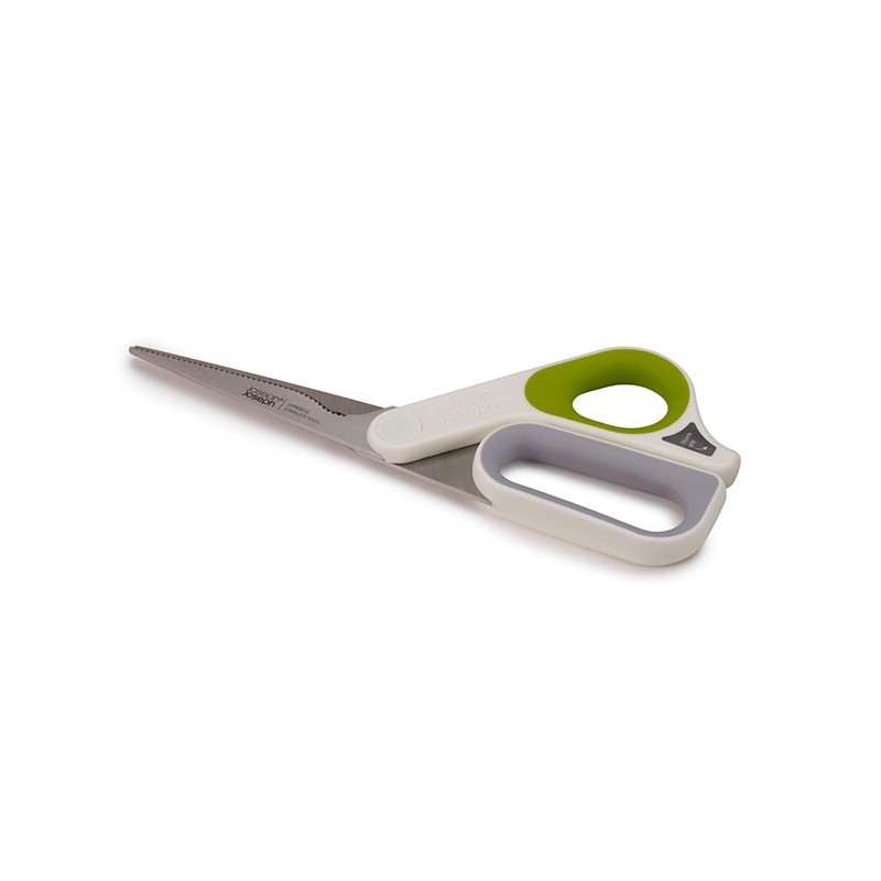 Tesoura de Cozinha Multiusos – Branco e Verde – Powergrip – Joseph Joseph