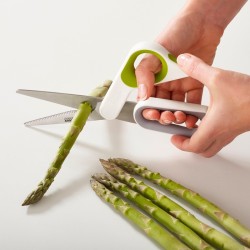 Tesoura de Cozinha Multiusos – Branco e Verde – Powergrip – Joseph Joseph