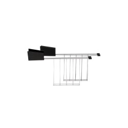 Torradeira – Preto – Plissé – Alessi
