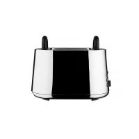 Torradeira – Aço Inoxidável e Preto – Toru – Alessi