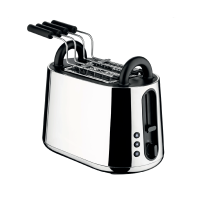 Conjunto de 2 Pinças para Torradeira – Preto – Toru – Alessi