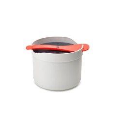 Cozedor de Arroz para Micro-ondas – Branco e Laranja – M-Cuisine – Joseph Joseph