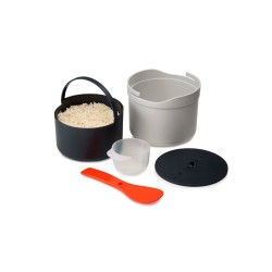 Cozedor de Arroz para Micro-ondas – Branco e Laranja – M-Cuisine – Joseph Joseph