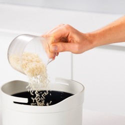 Cozedor de Arroz para Micro-ondas – Branco e Laranja – M-Cuisine – Joseph Joseph