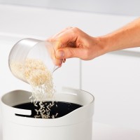 Cozedor de Arroz para Micro-ondas – Branco e Laranja – M-Cuisine – Joseph Joseph