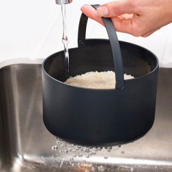 Cozedor de Arroz para Micro-ondas – Branco e Laranja – M-Cuisine – Joseph Joseph