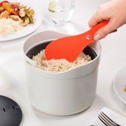 Cozedor de Arroz para Micro-ondas – Branco e Laranja – M-Cuisine – Joseph Joseph