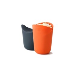 Set 2 Uni. Pipocas no Micro-Ondas – Laranja e Cinza – M-Cuisine – Joseph Joseph