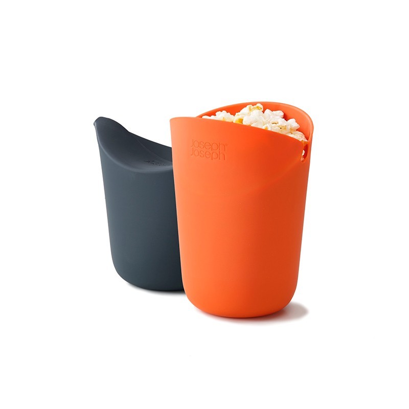 Set 2 Uni. Pipocas no Micro-Ondas – Laranja e Cinza – M-Cuisine – Joseph Joseph