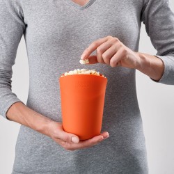 Set 2 Uni. Pipocas no Micro-Ondas – Laranja e Cinza – M-Cuisine – Joseph Joseph