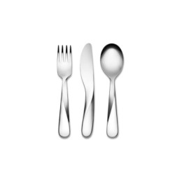 Conjunto de Talheres Criança – Laranja – Giro Kids – Alessi